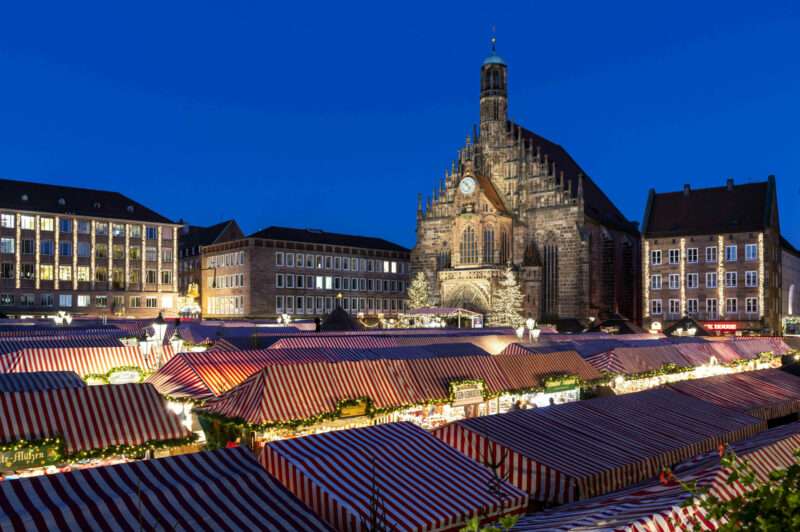 Weihnachtsstimmung auf dem Nürnberger Christkindlesmarkt