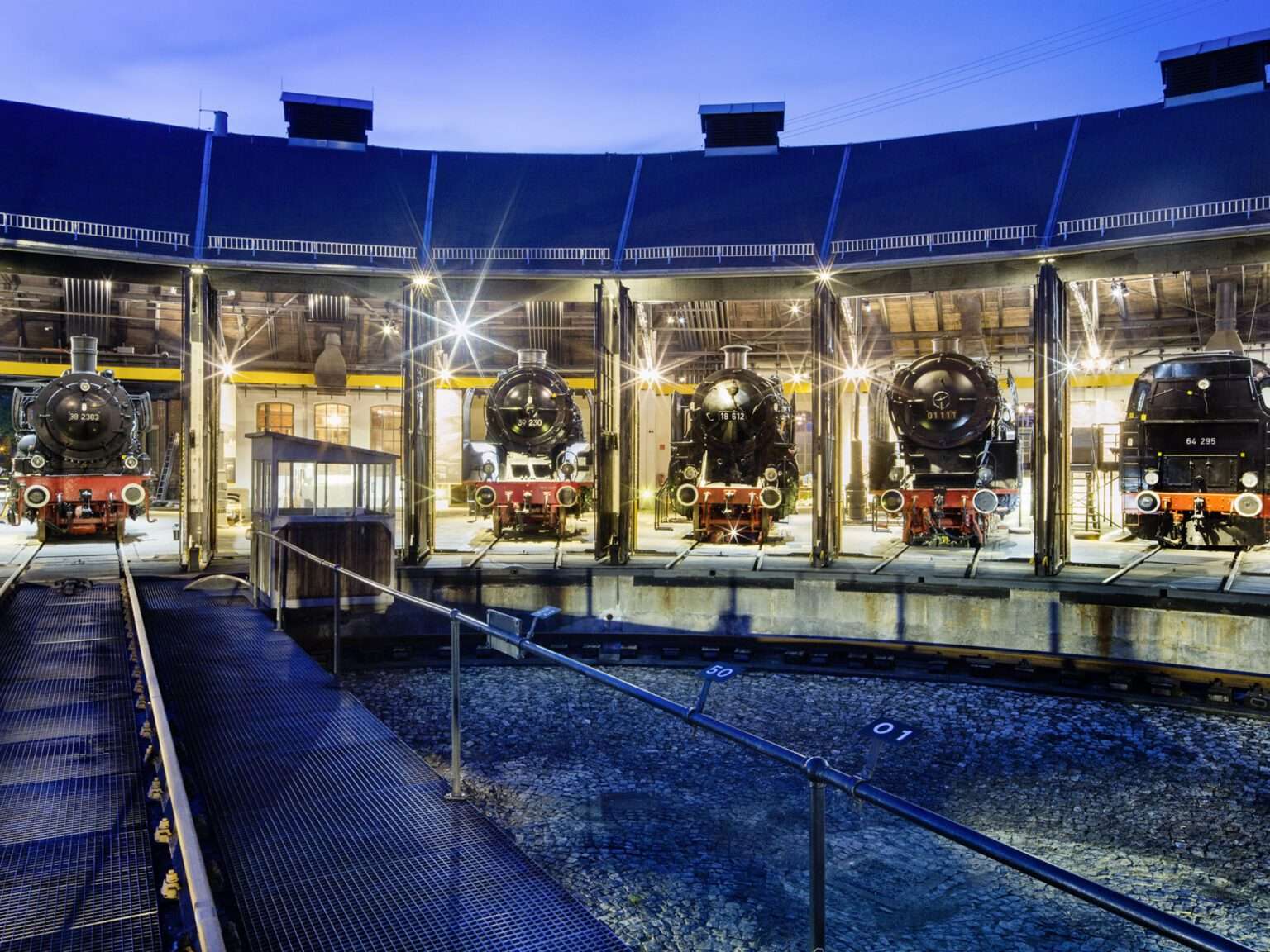 In die Zeit der Dampfloks taucht man im Deutschen Dampflokomotiv Museum in Neuenmarkt ein.
